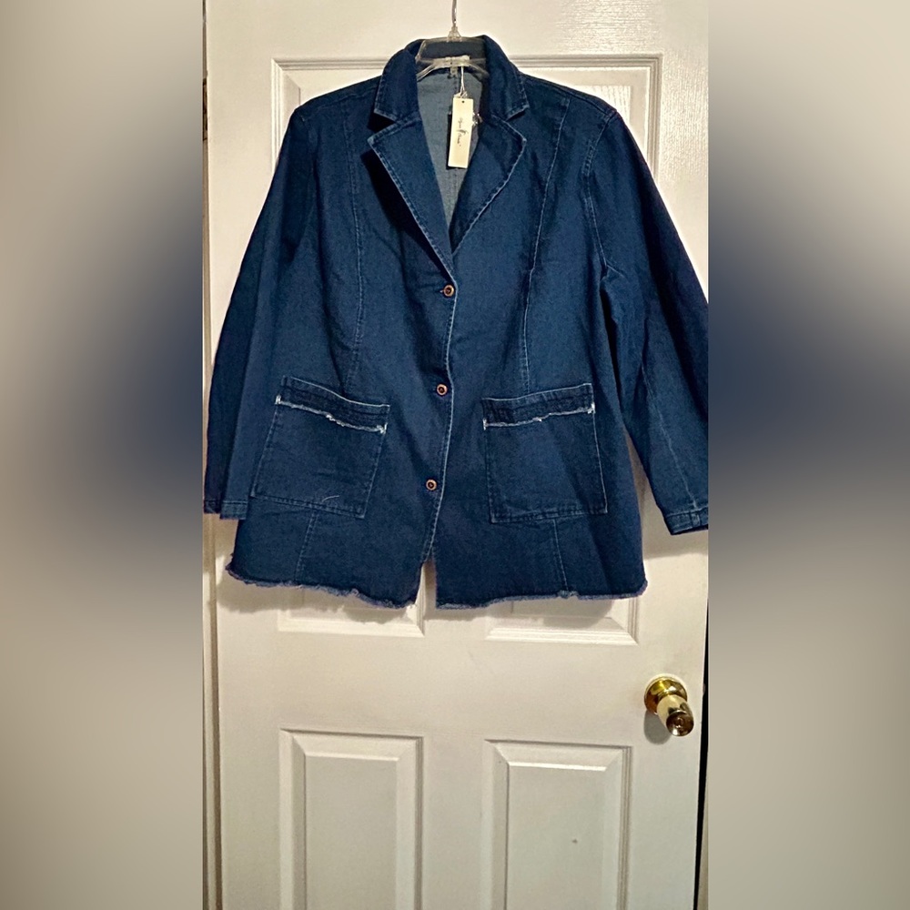 Stylish Navy Denim Jacket